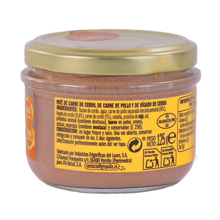 paté campaña, 125g