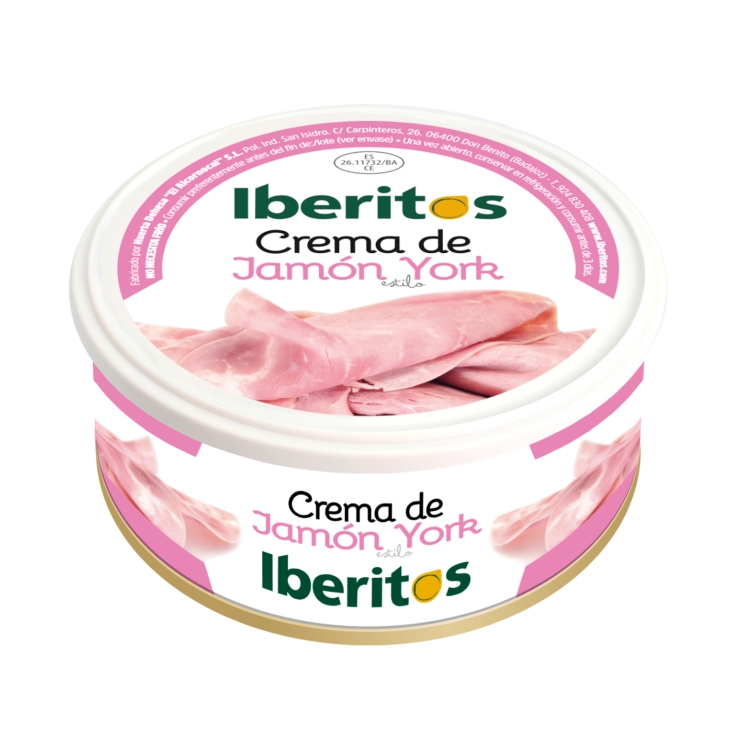 crema jamón york iberitos, 250g