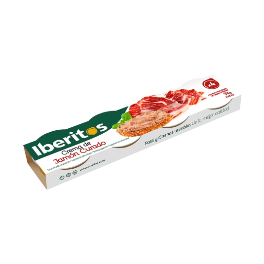 crema jamón curado 23g, pk-4