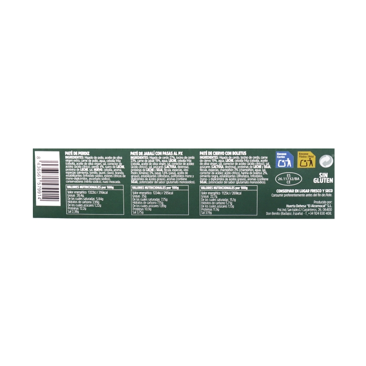 paté surtido de la dehesa 23g, pk-3