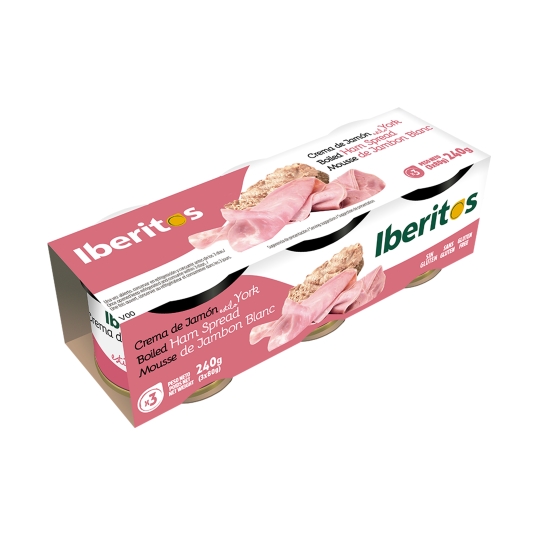 crema jamón york 80g, pk-3