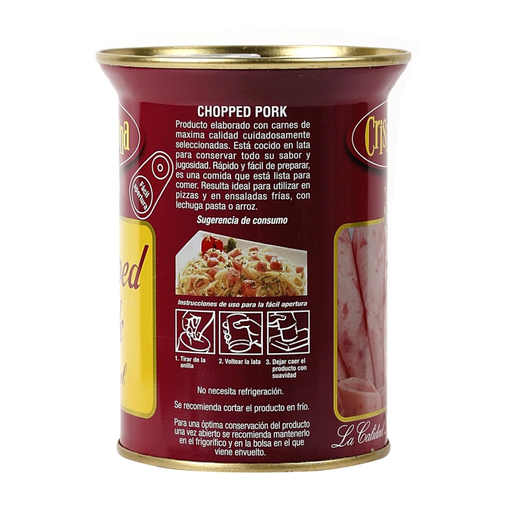 chopped pork, lata 350 g