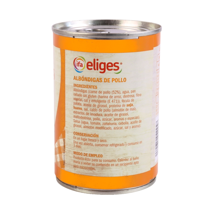 albóndigas de pollo, 420g