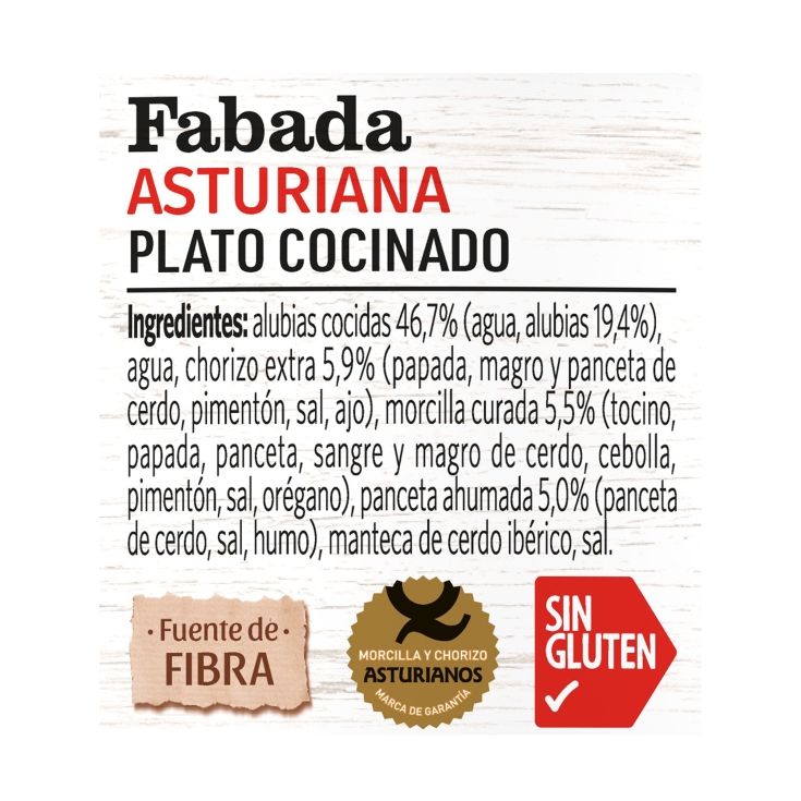 fabada asturiana, 850g
