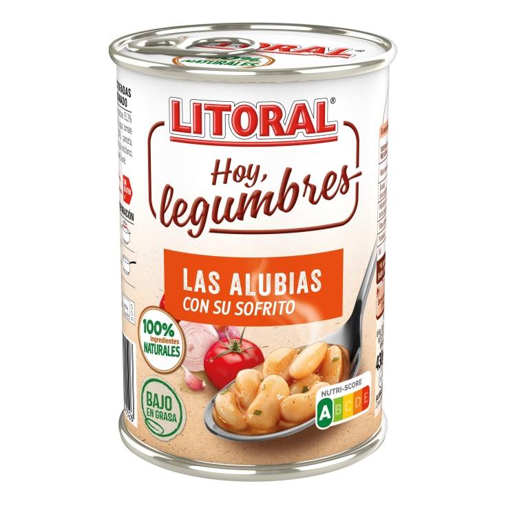 alubias con sofrito lata, 430g