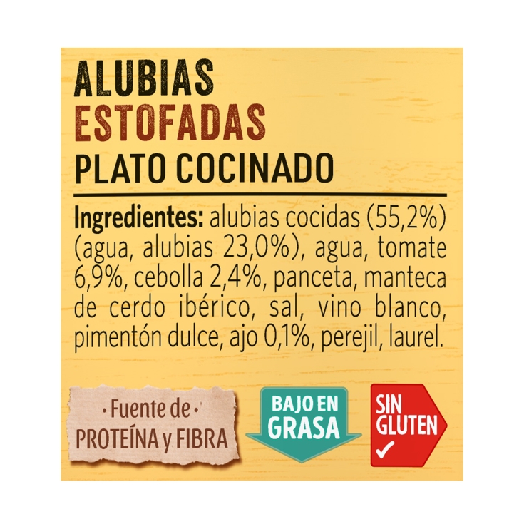 alubias con sofrito lata, 430g