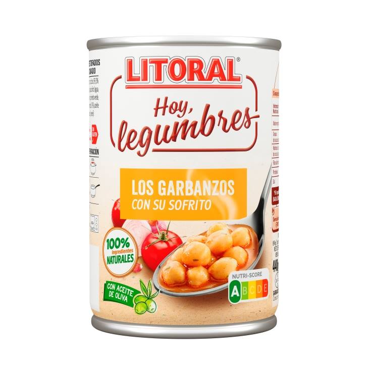 garbanzos con sofrito, 440g