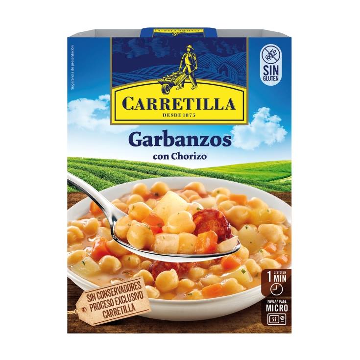 garbanzos con chorizo, 300g