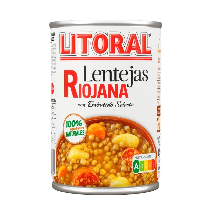 lentejas riojana, 430grs.