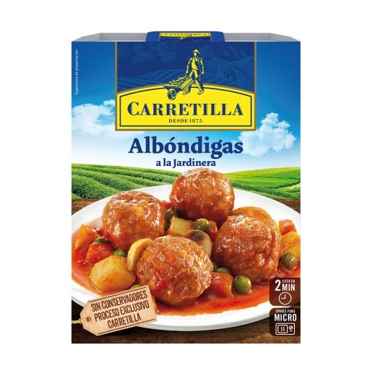 albóndigas a la jardinera, 300g