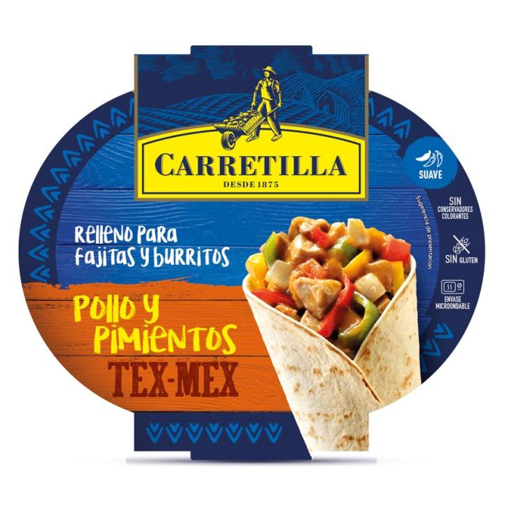 pollo y pimientos tex-mex, 300g