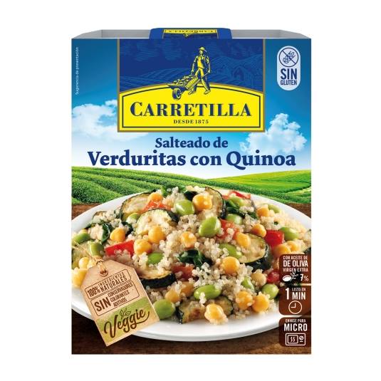 salteado de verduritas con quinoa, 250g