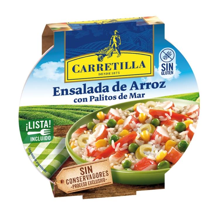 ensalada arroz palitos de cangrejo piña, 220g