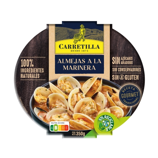 almejas a la marinera, 350g