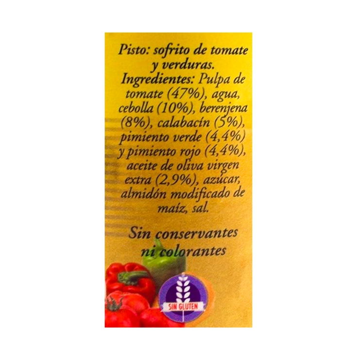 pisto aceite oliva, 345g