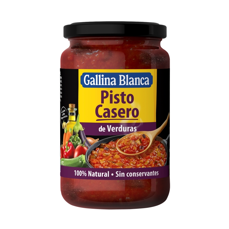 pisto casero de verduras frasco, 350g