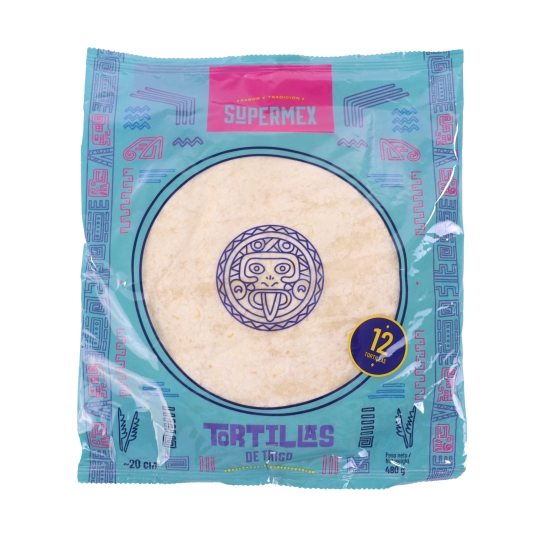 tortilla trigo 20cm, 480g