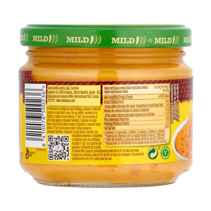 salsa de queso, 200g
