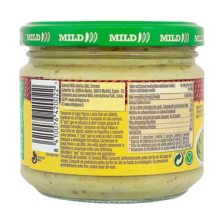 salsa guacamole, 195g