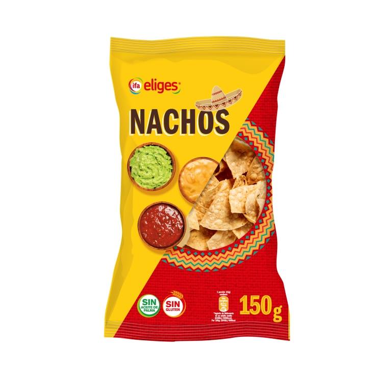 nachos de maíz, 150g