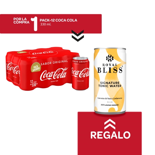 cola 330ml pack-12 + tónica signature