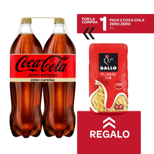 coca cola zero zero 2l, pk-2 + plumas nº 6