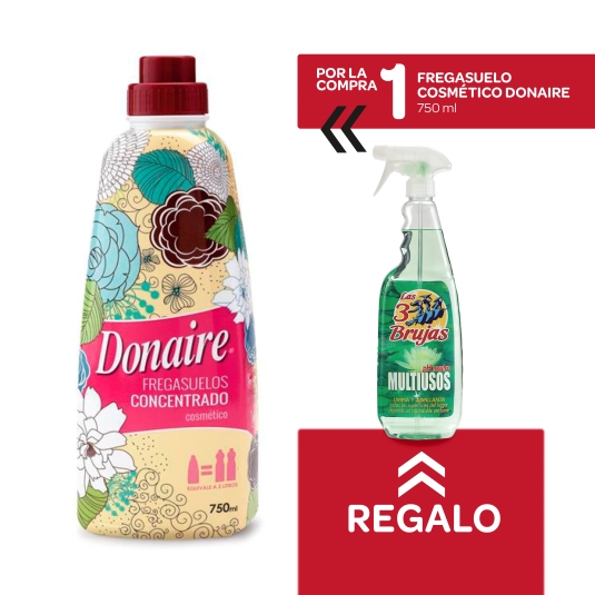 fregasuelos cosmético 75cl + multiusos gratis