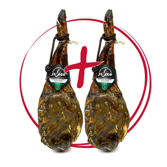 2 paletas ibéricas 50% flor sierra jabugo