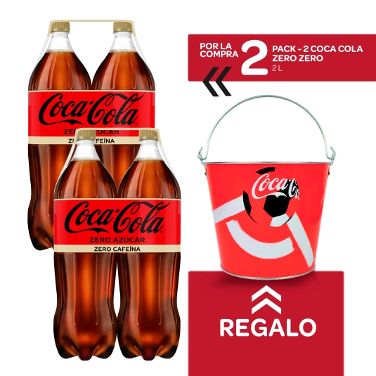 2 cola zero zero 2l, pk-2 + cubo metal gratis