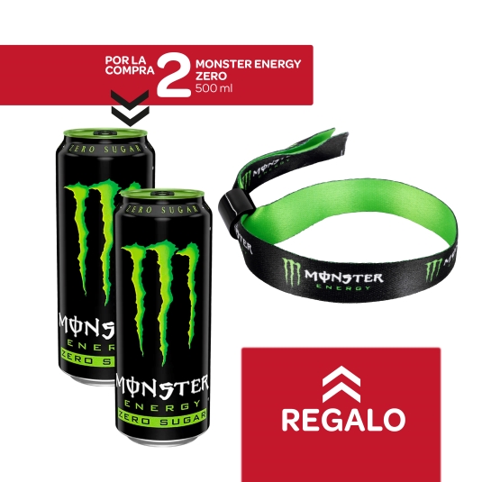 2 energética zero energy 500ml + pulsera