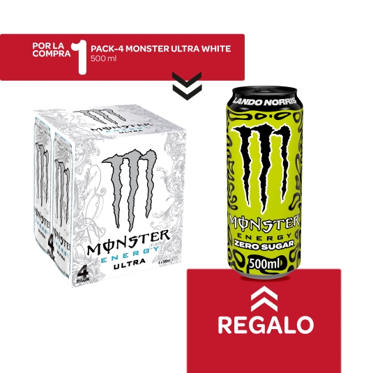 ultra white pk-4 + lando norris 500ml gratis