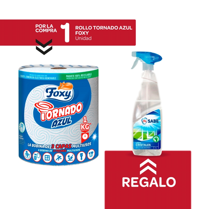 rollo multiusos + limpiacristales gratis