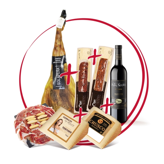 lote navidad jamón ibérico