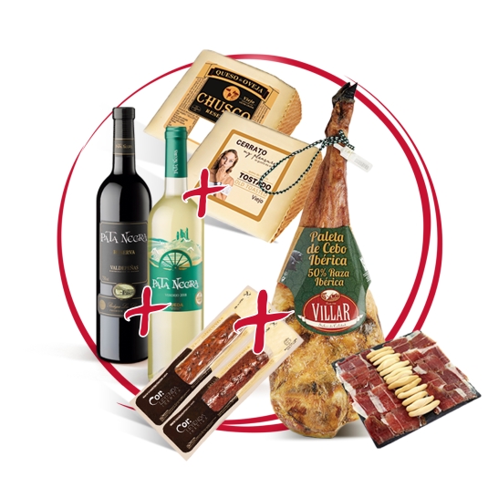 lote navidad paleta ibérica