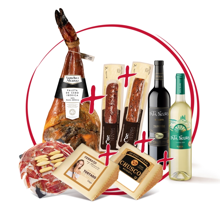 lote navidad paleta ibérica