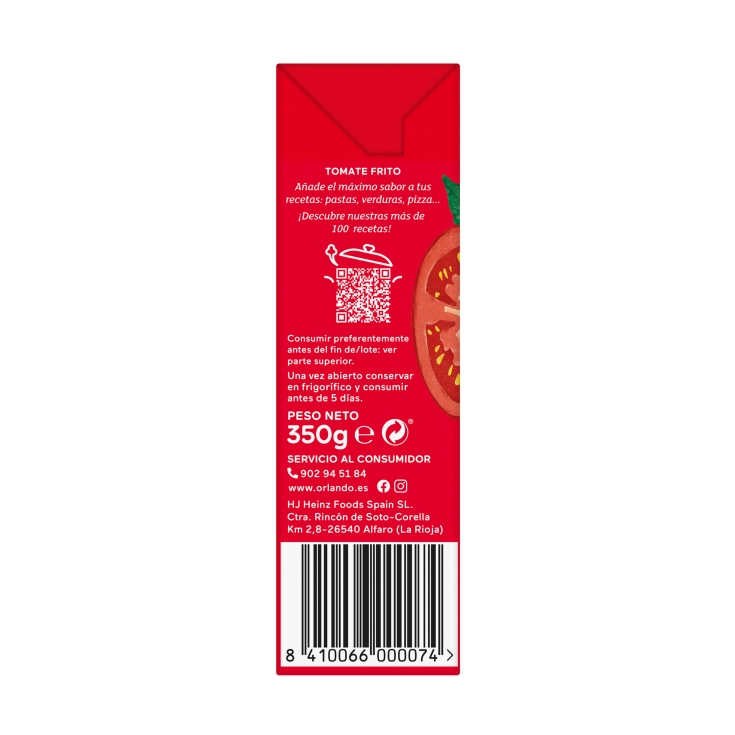 tomate frito brik, 350g