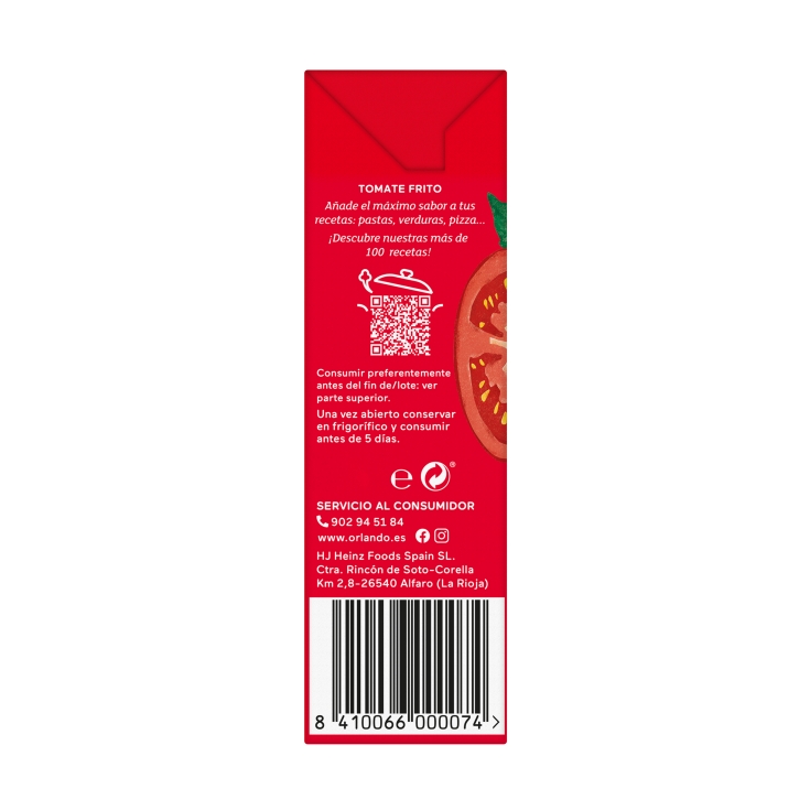 tomate frito brik, 780grs