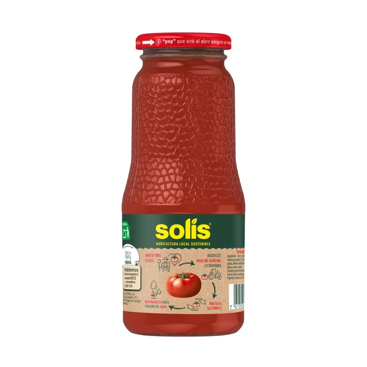 tomate frito frasco, 360grs.