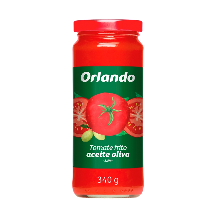 tomate frito aceite oliva frasco, 340g