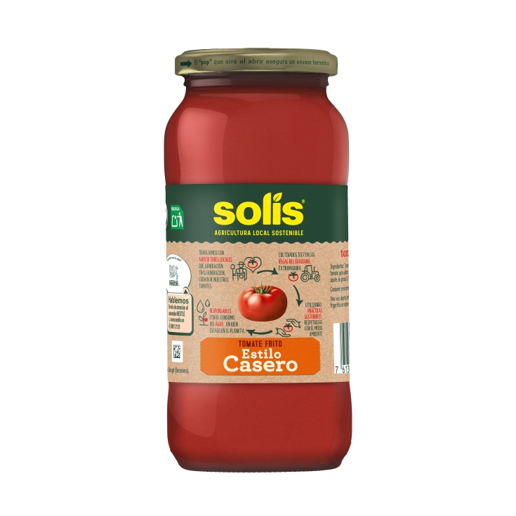 tomate frito casero, 550grs.