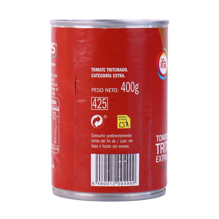 tomate frito lata, 400 g