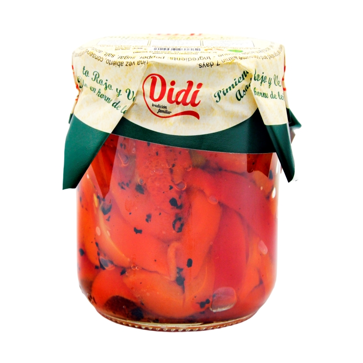 pimiento asado rojo/verde tiras, 560g