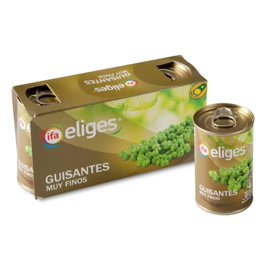 guisantes muy finos 150g, pk-3