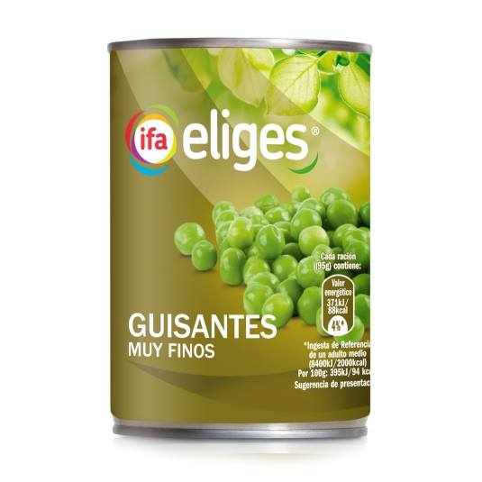 guisantes muy finos, 400g