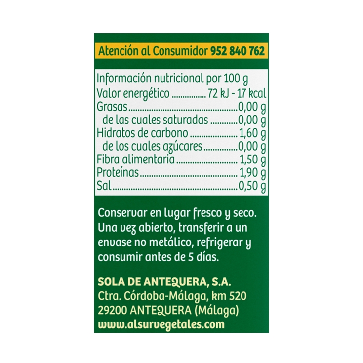 espárragos trigueros cortados, 390g
