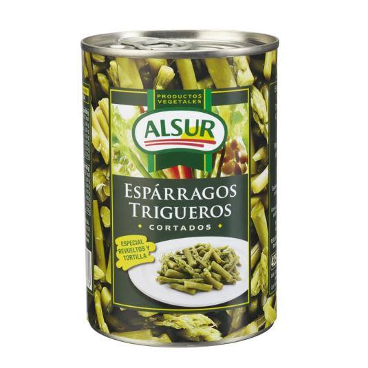 espárragos trigueros cortados, 390g