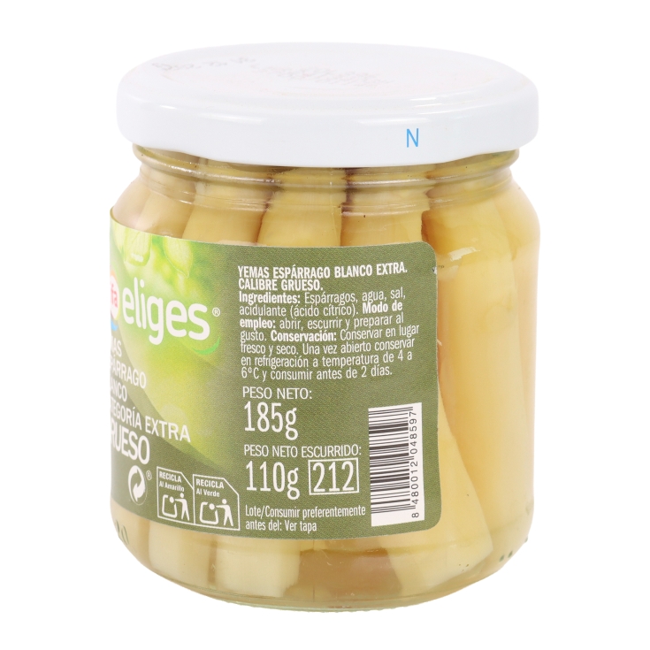 yemas espárrago blanco  110g