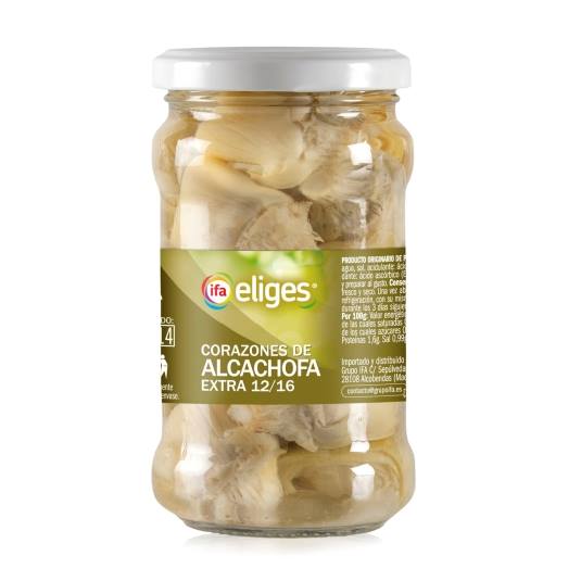 alcachofa 12-16, frasco, 290g