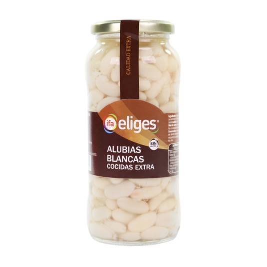 alubias blancas cocidas, 400g