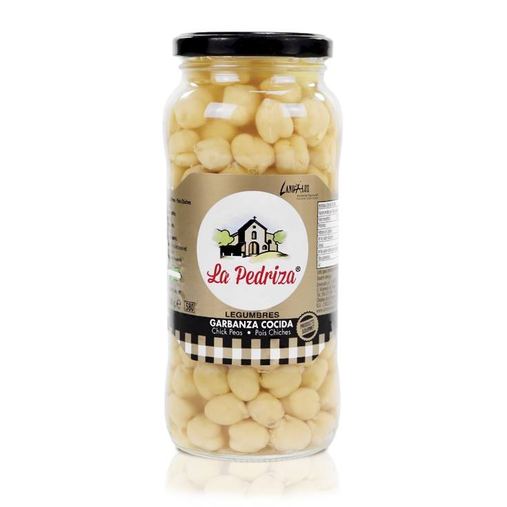 garbanzas cocidas frasco, 400g